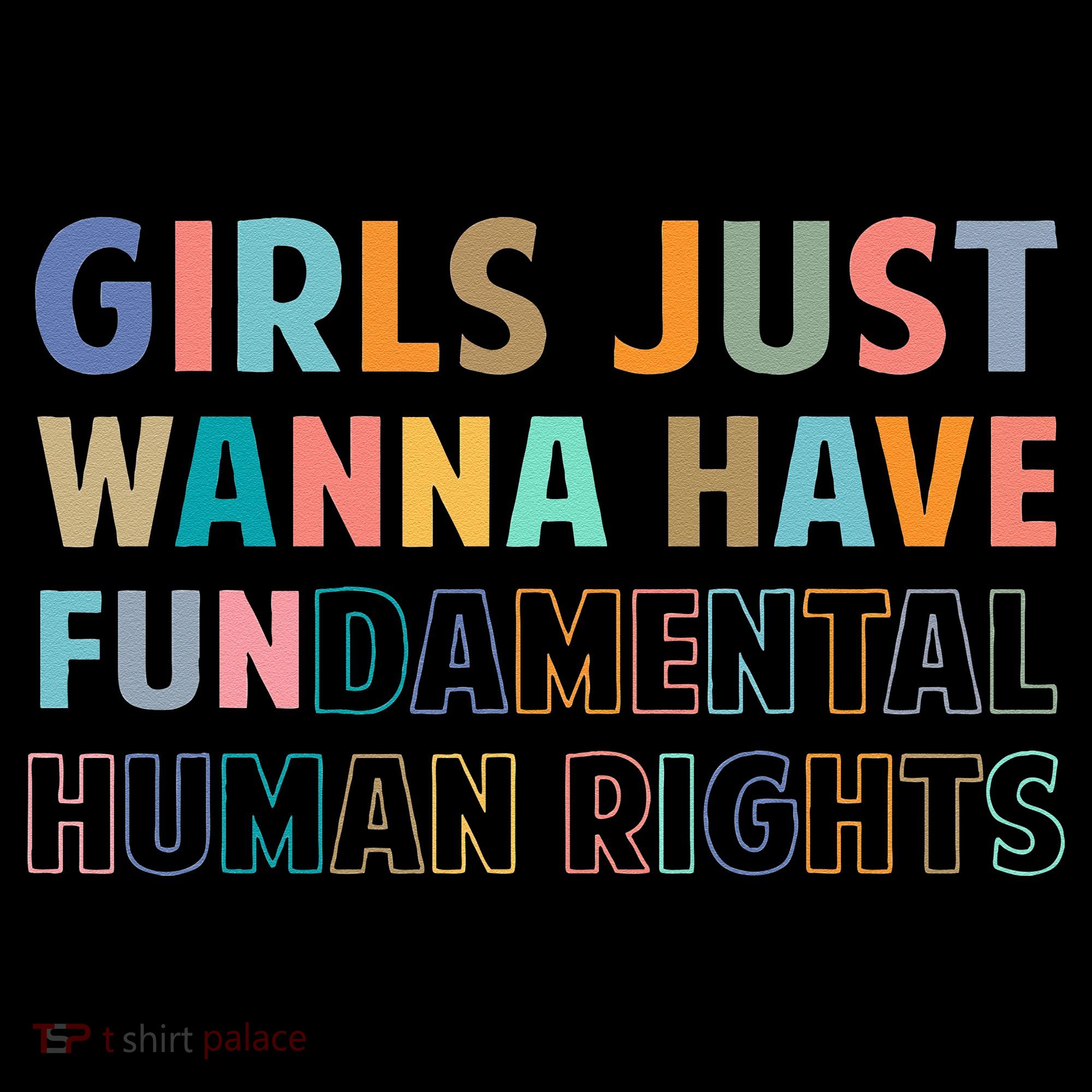 Just Want To Have Fundamental Human Rights Feminist Women's Hoodie