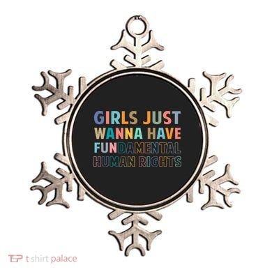 Just Want To Have Fundamental Human Rights Feminist Ornament