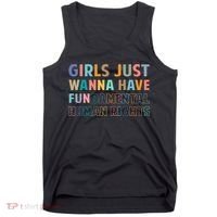 Just Want To Have Fundamental Human Rights Feminist Tank Top thumb 0