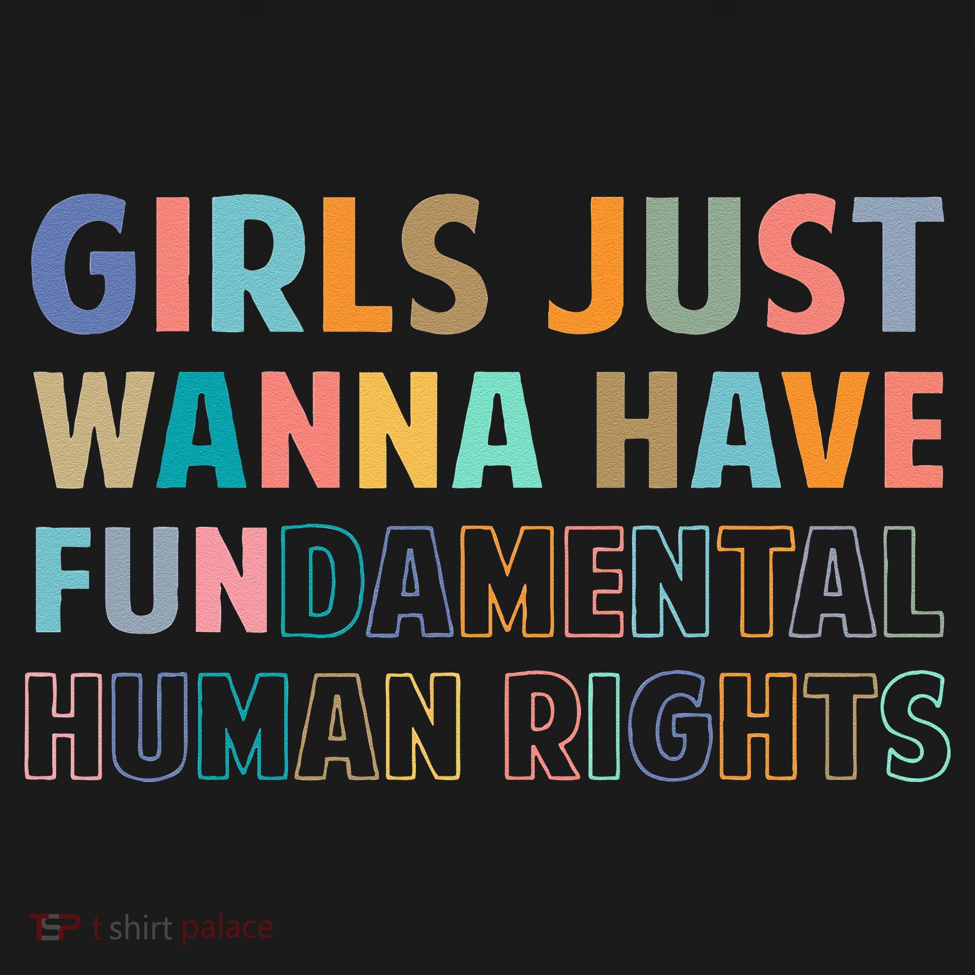 Just Want To Have Fundamental Human Rights Feminist Kids Sweatshirt