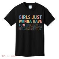 Just Want To Have Fundamental Human Rights Feminist Kids T-Shirt thumb 0