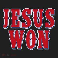 Jesus Won Texas Baseball Fan Golf Towel thumb 3