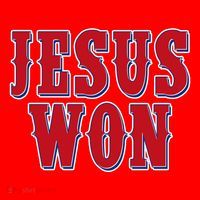 Jesus Won Texas Baseball Fan Sweatshirt thumb 3