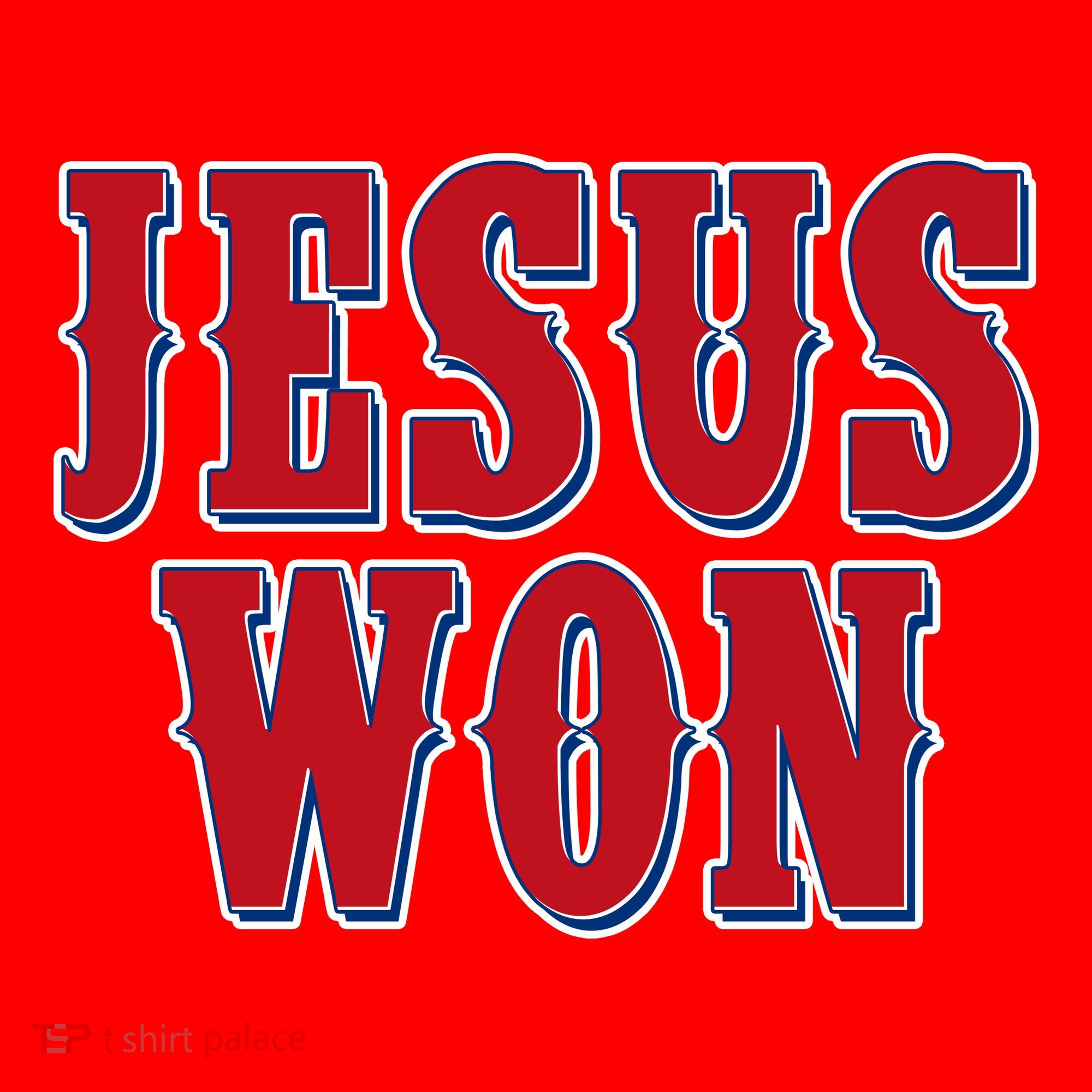 Jesus Won Texas Baseball Fan Sweatshirt