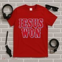 Jesus Won Texas Baseball Fan T-Shirt thumb 5