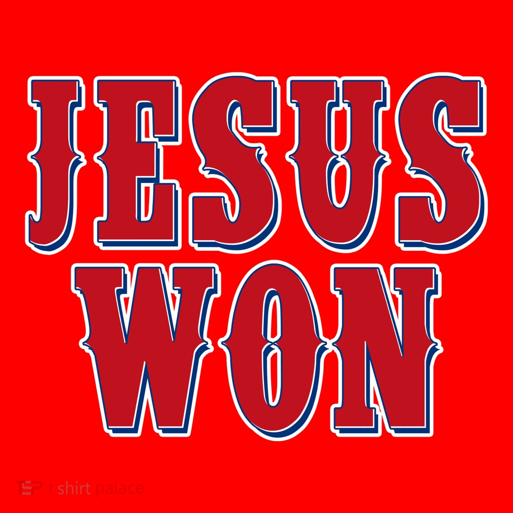 Jesus Won Texas Baseball Fan Women's T-Shirt