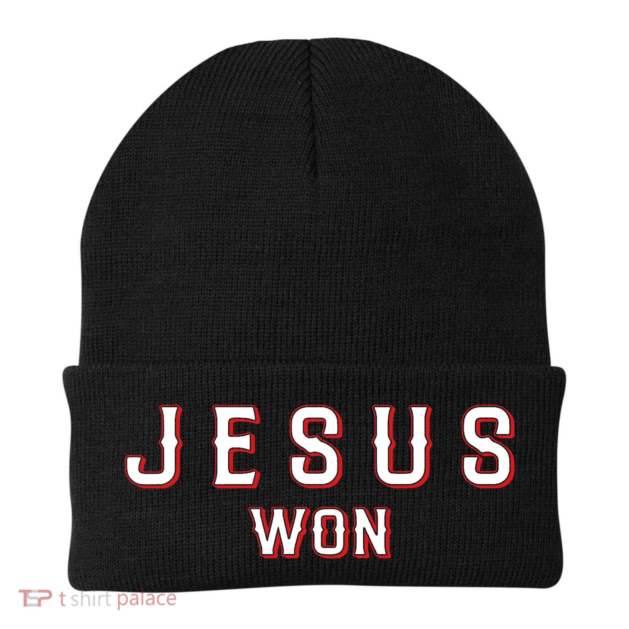 Jesus Won Texas Beanie