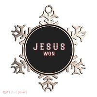 Jesus Won Texas Ornament thumb 0