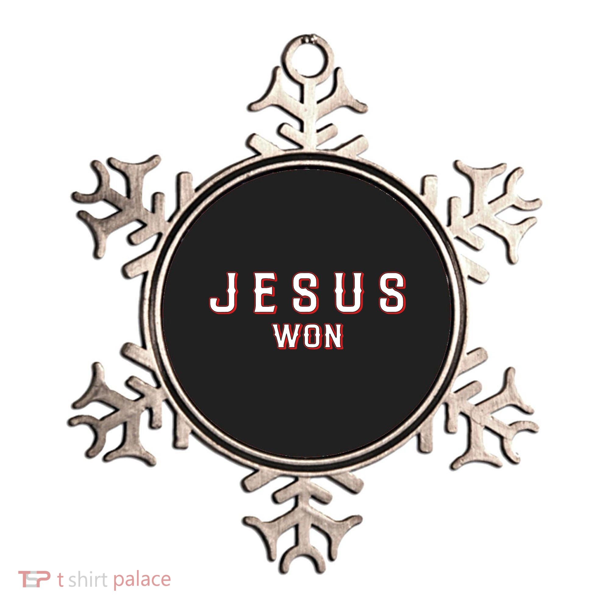 Jesus Won Texas Ornament