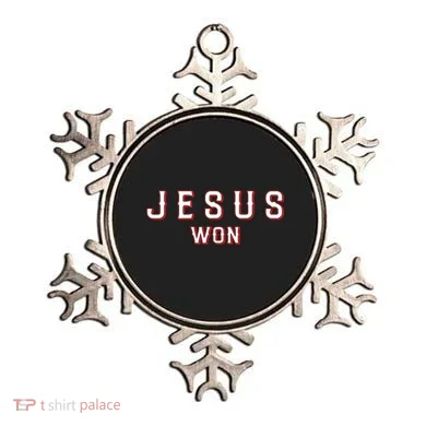 Jesus Won Texas Ornament