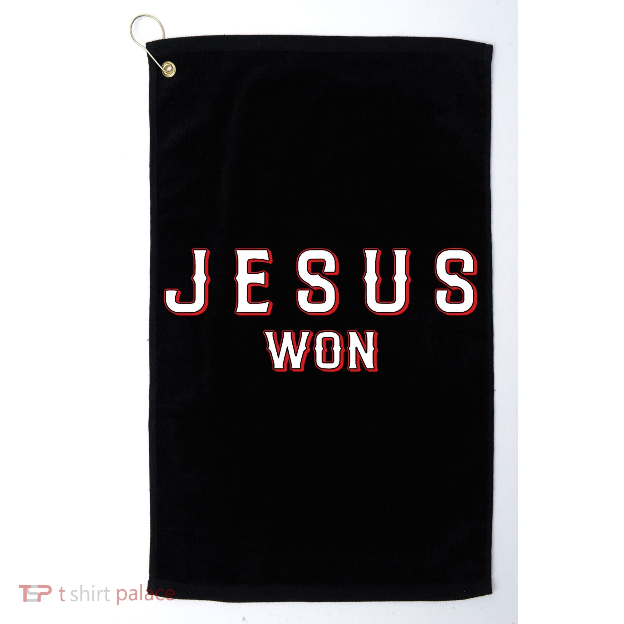 Jesus Won Texas Golf Towel