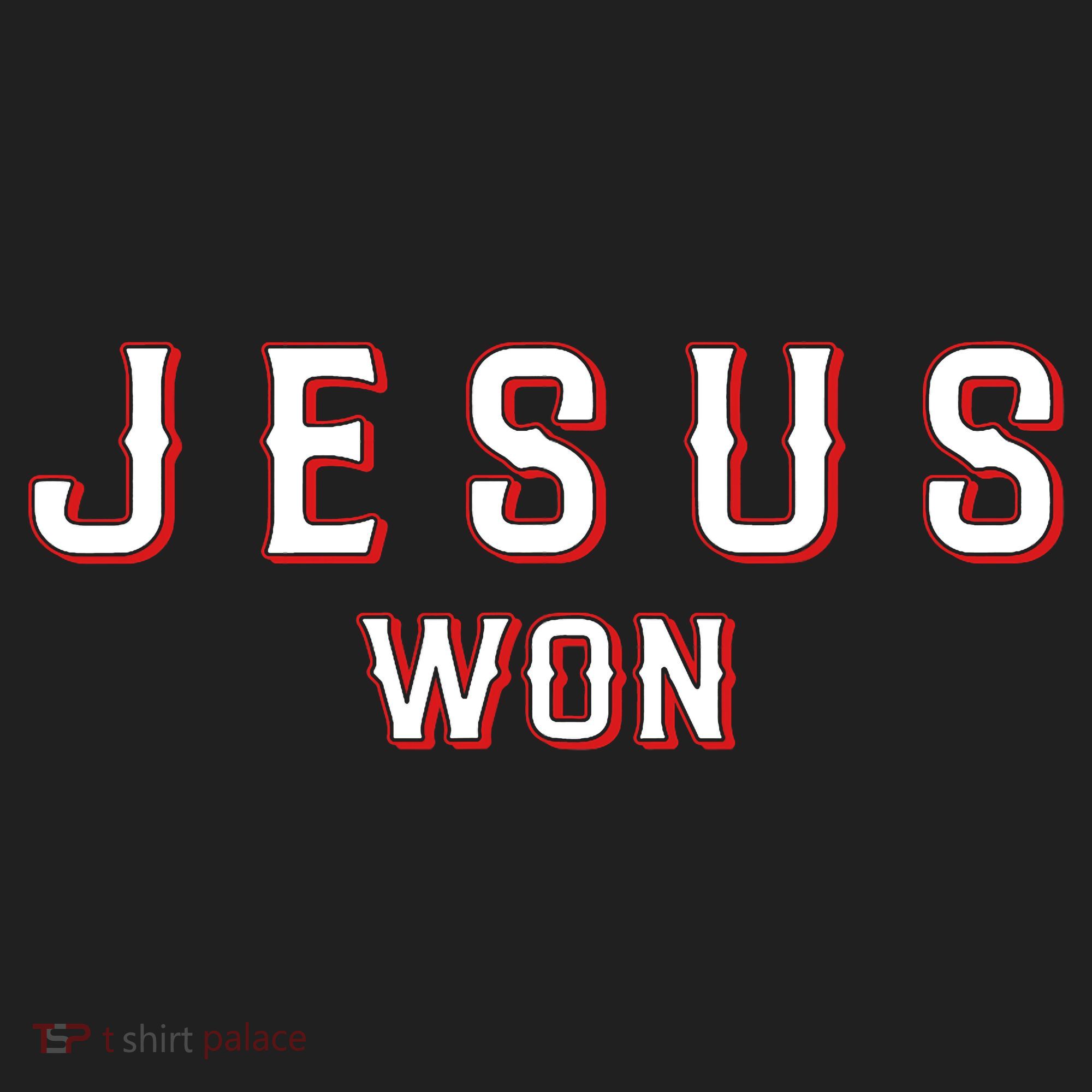 Jesus Won Texas Golf Towel