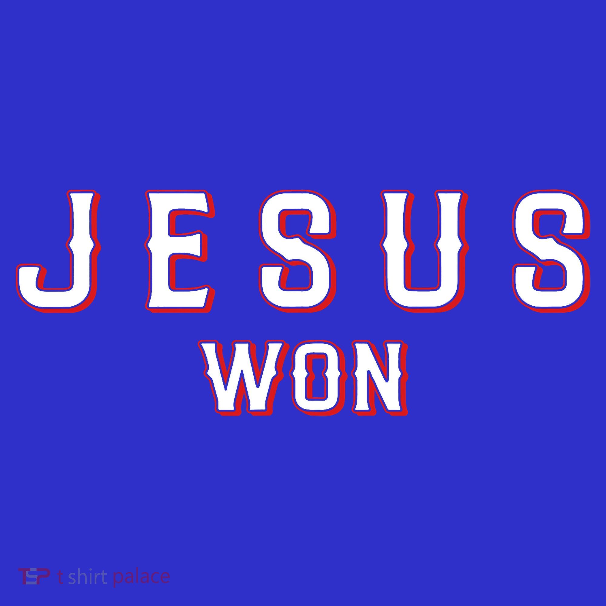 Jesus Won Texas Mousepad