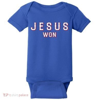 Jesus Won Texas Baby Bodysuit