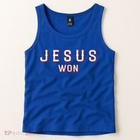 Jesus Won Texas Tank Top thumb 2