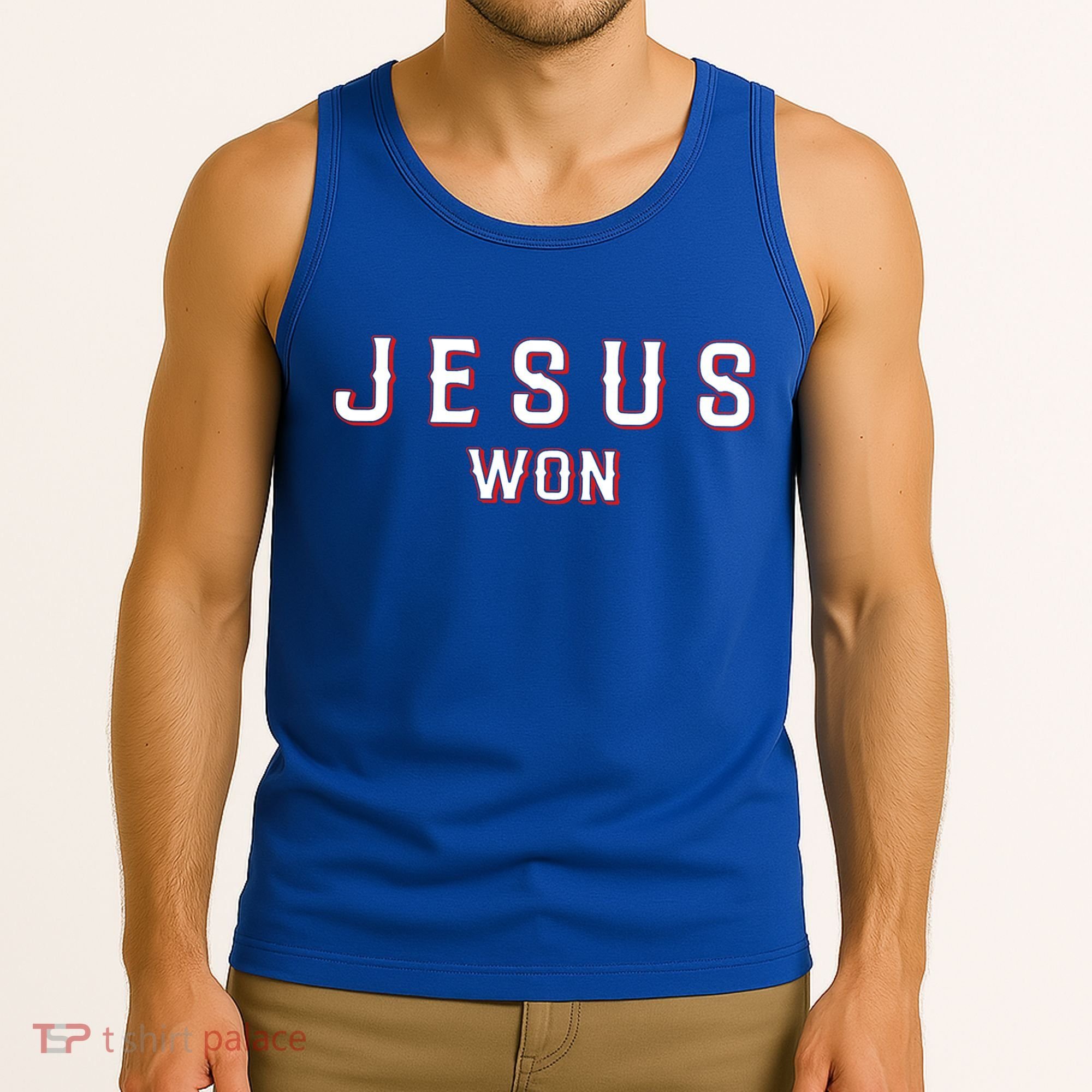 Jesus Won Texas Tank Top