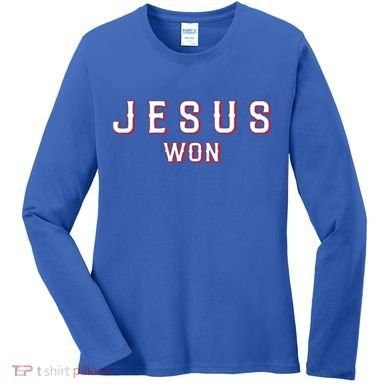 Jesus Won Texas Women's Long Sleeve Shirt