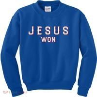 Jesus Won Texas Kids Sweatshirt thumb 0