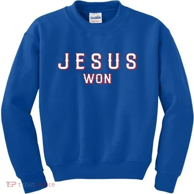 Jesus Won Texas Kids Sweatshirt