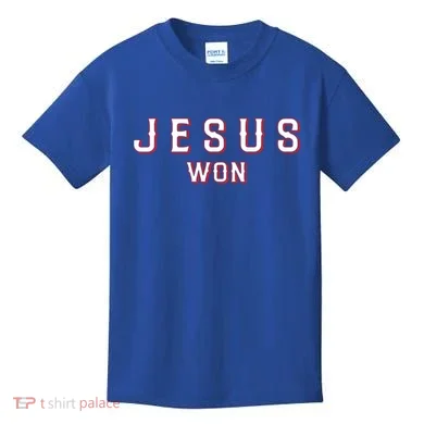 Jesus Won Texas Kids T-Shirt