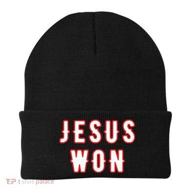 jesus won Texas Beanie