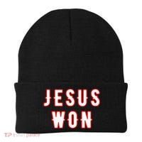 jesus won Texas Beanie thumb 0