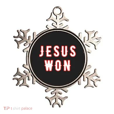jesus won Texas Ornament