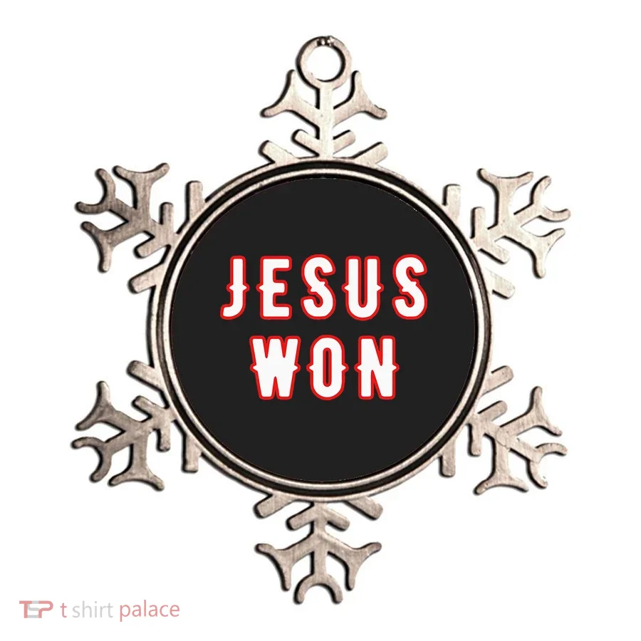 jesus won Texas Ornament