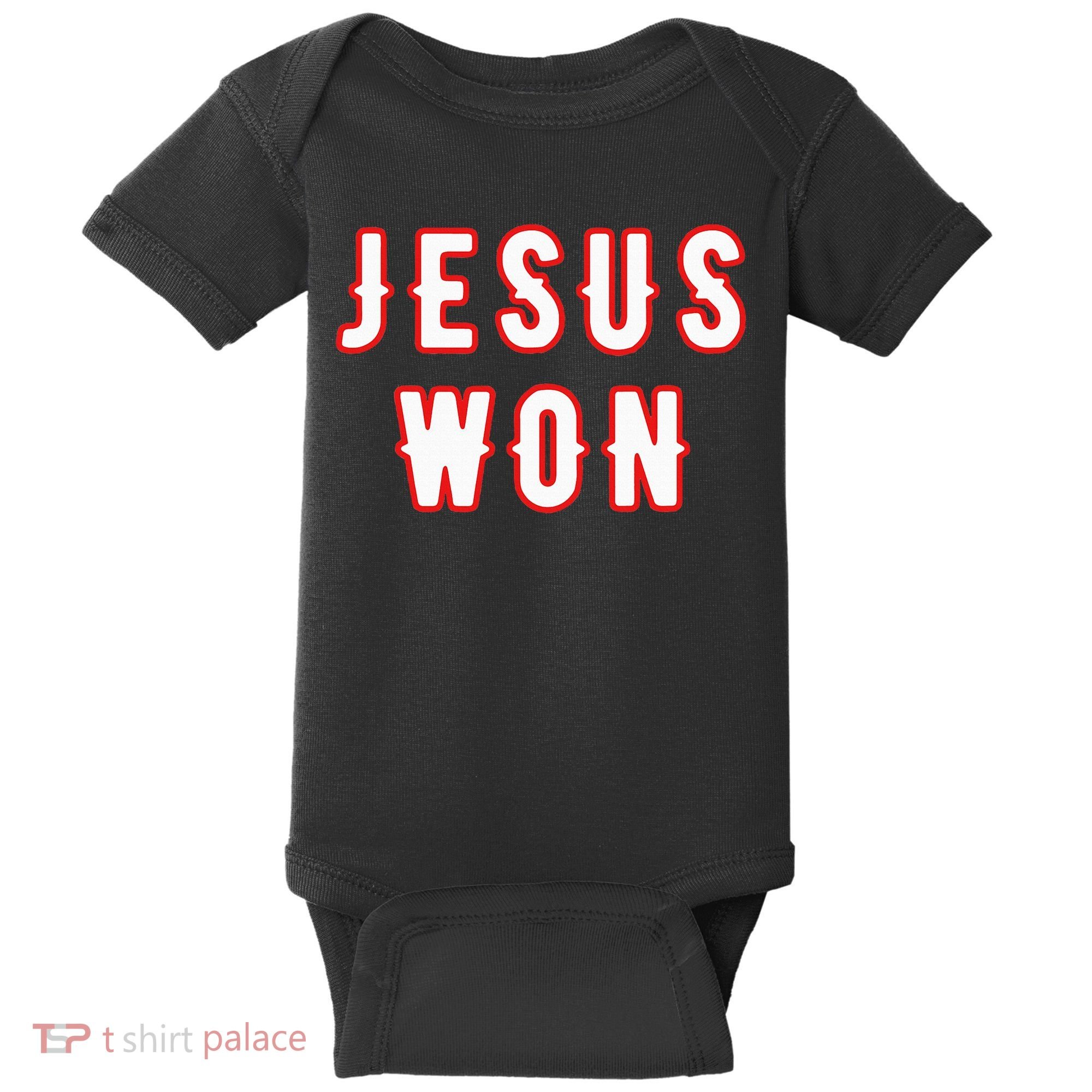 jesus won Texas Baby Bodysuit