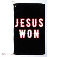 jesus won Texas Golf Towel thumb 0