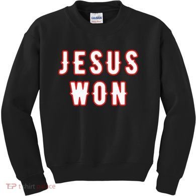 jesus won Texas Kids Sweatshirt