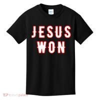 jesus won Texas Kids T-Shirt thumb 0