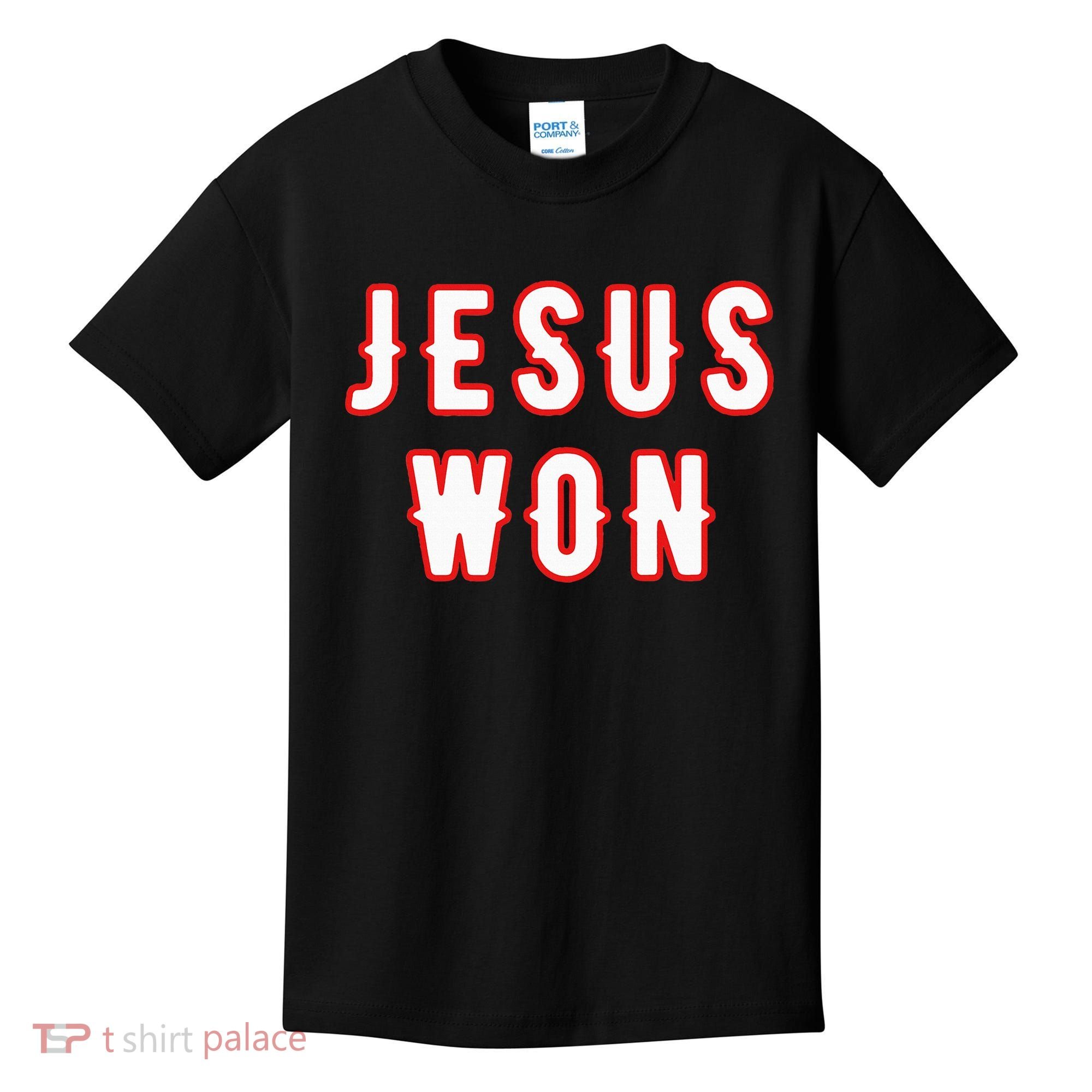 jesus won Texas Kids T-Shirt