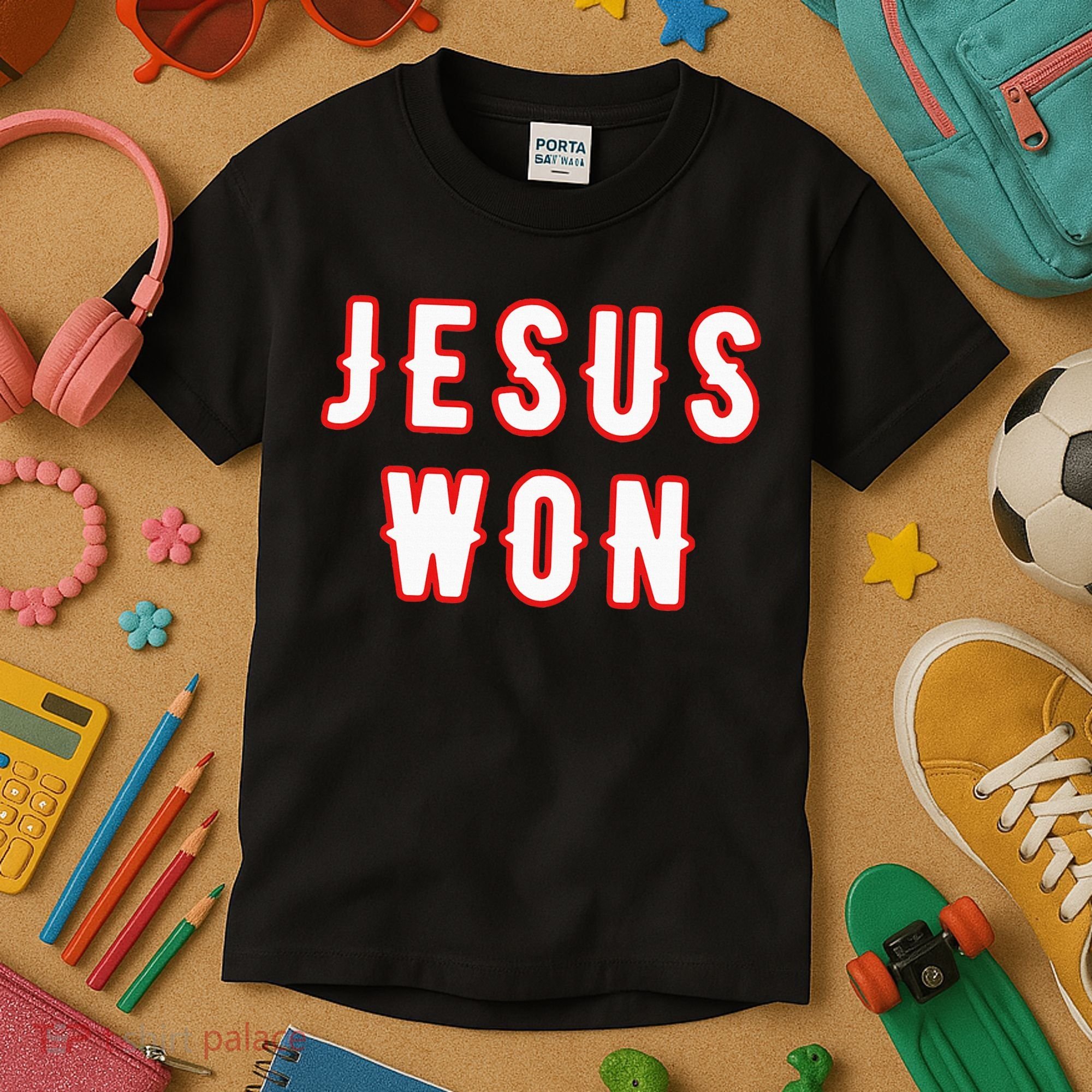 jesus won Texas Kids T-Shirt