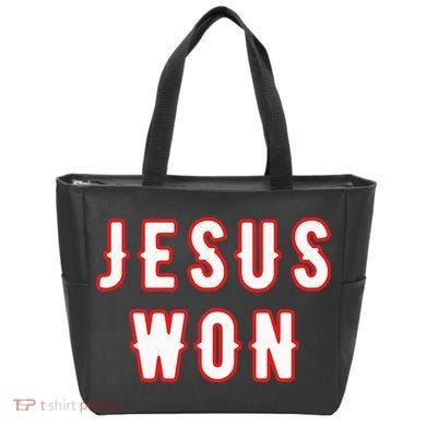 jesus won Texas Tote Bag