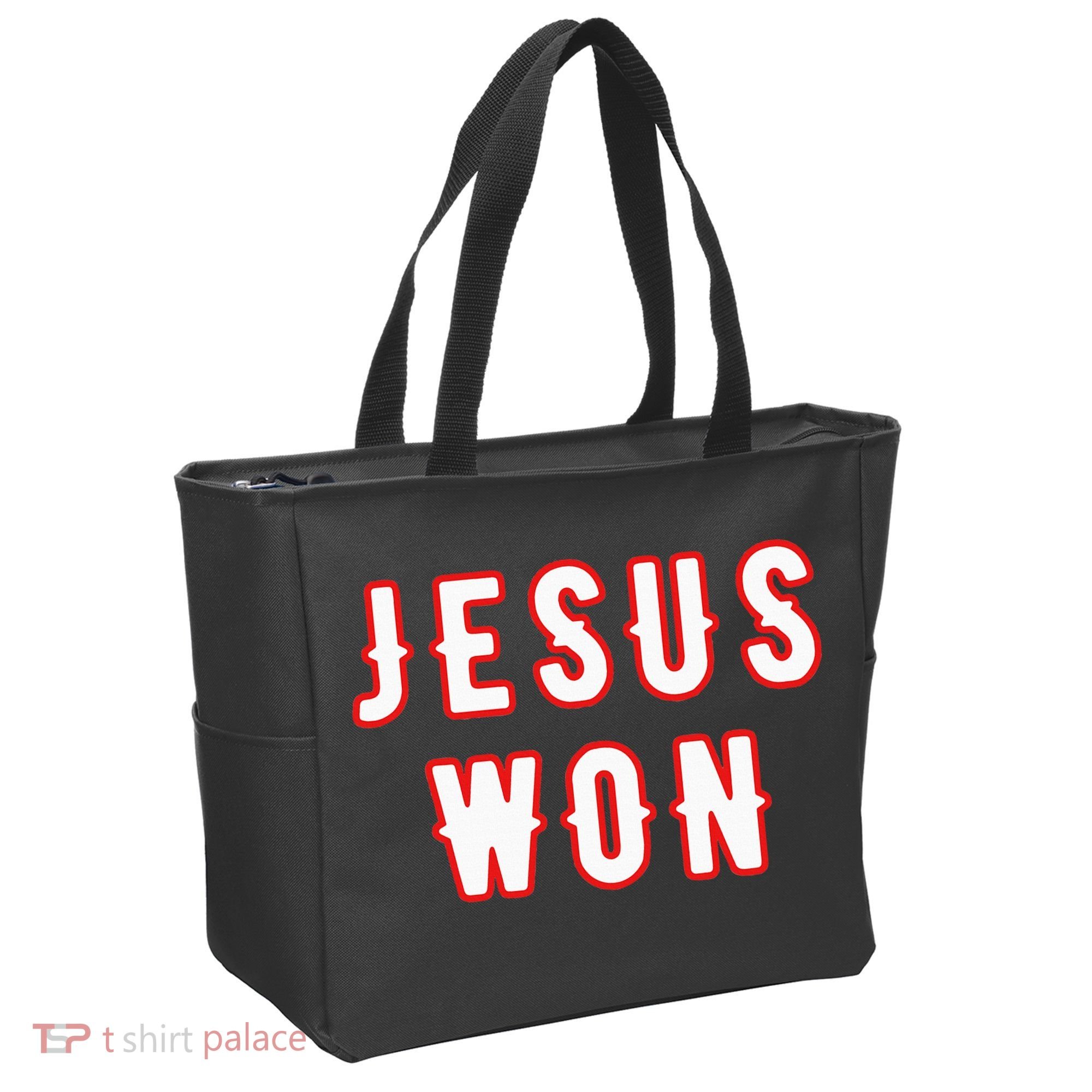 jesus won Texas Tote Bag