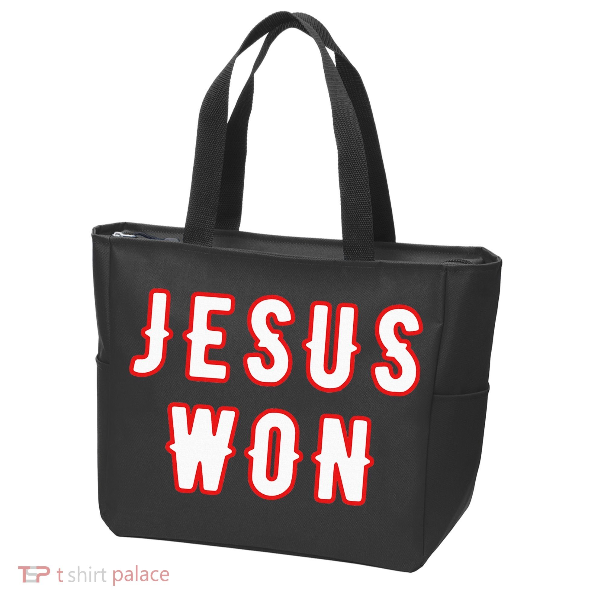 jesus won Texas Tote Bag