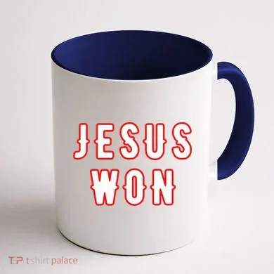 jesus won Texas Coffee Mug back