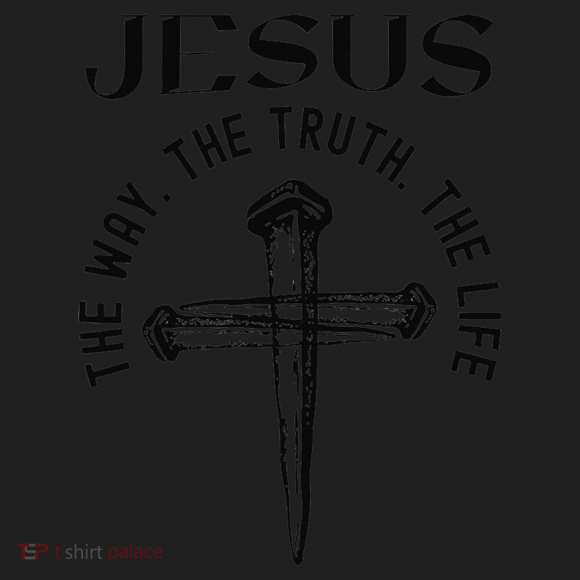 Jesus Way Truth Life Crucified Hat