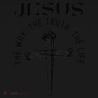 Jesus Way Truth Life Crucified Toddler Hoodie thumb 2