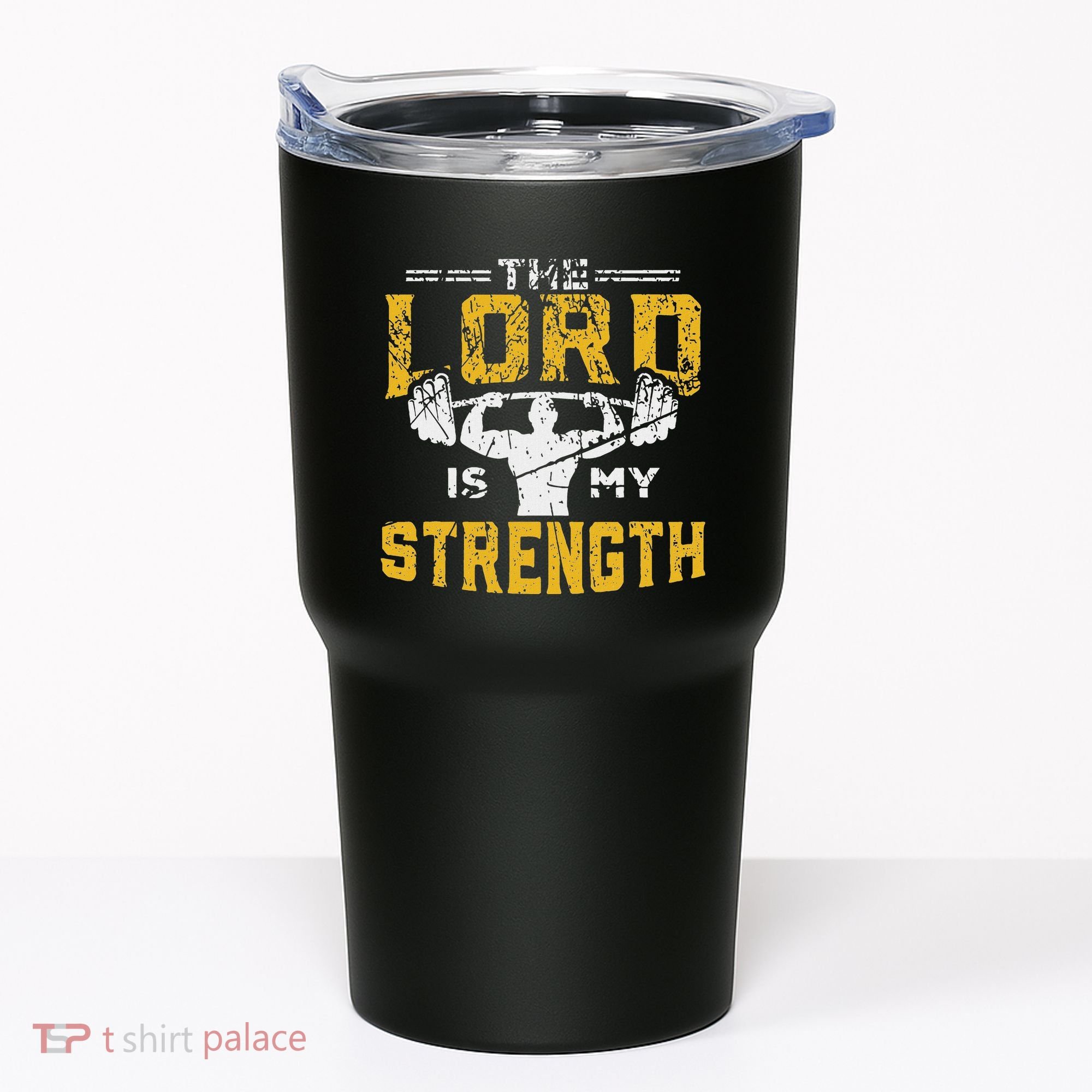 Jesus Workout The Lord Is My Strength Christian Gym Tumbler