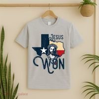 Jesus Won Texas Christianity Religion Jesus Won Texas T-Shirt thumb 2