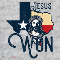 Jesus Won Texas Christianity Religion Jesus Won Texas T-Shirt thumb 7