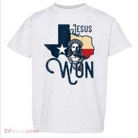 Jesus Won Texas Christianity Religion Jesus Won Texas Toddler T-Shirt thumb 0