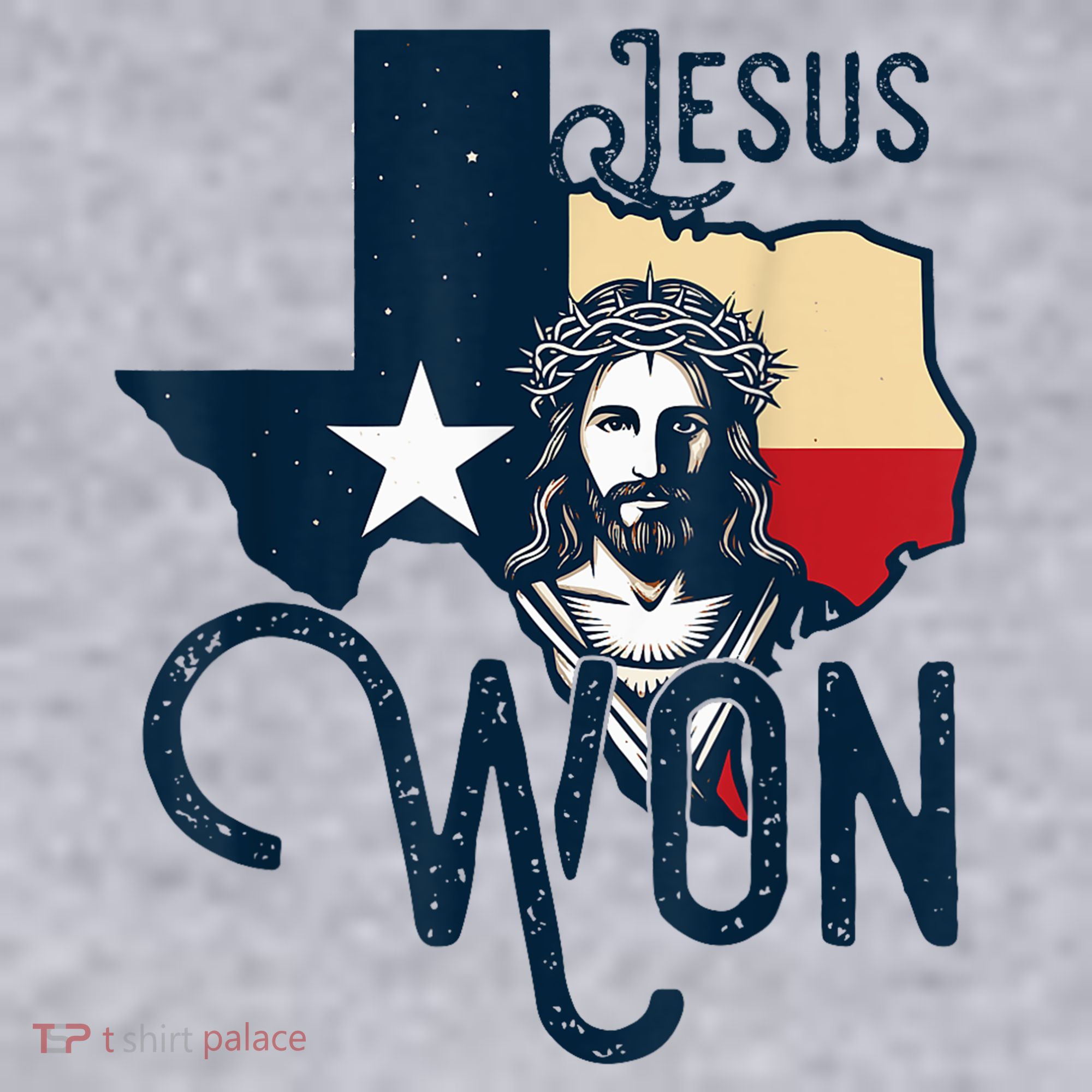 Jesus Won Texas Christianity Religion Jesus Won Texas Women's Sweatshirt