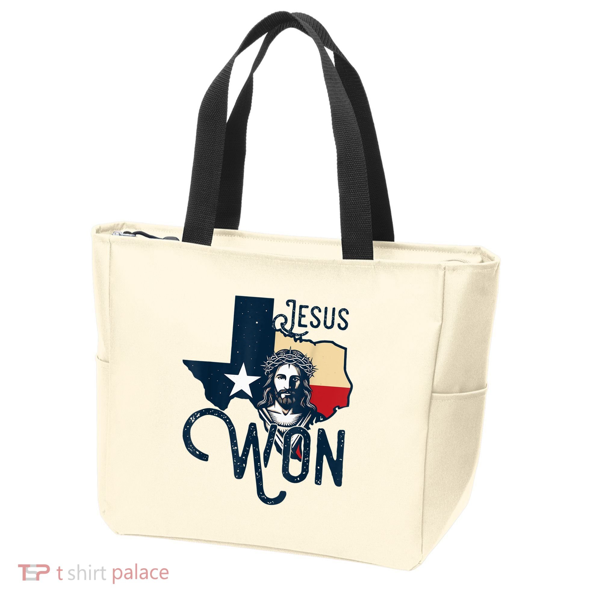 Jesus Won Texas Christianity Religion Jesus Won Texas Tote Bag