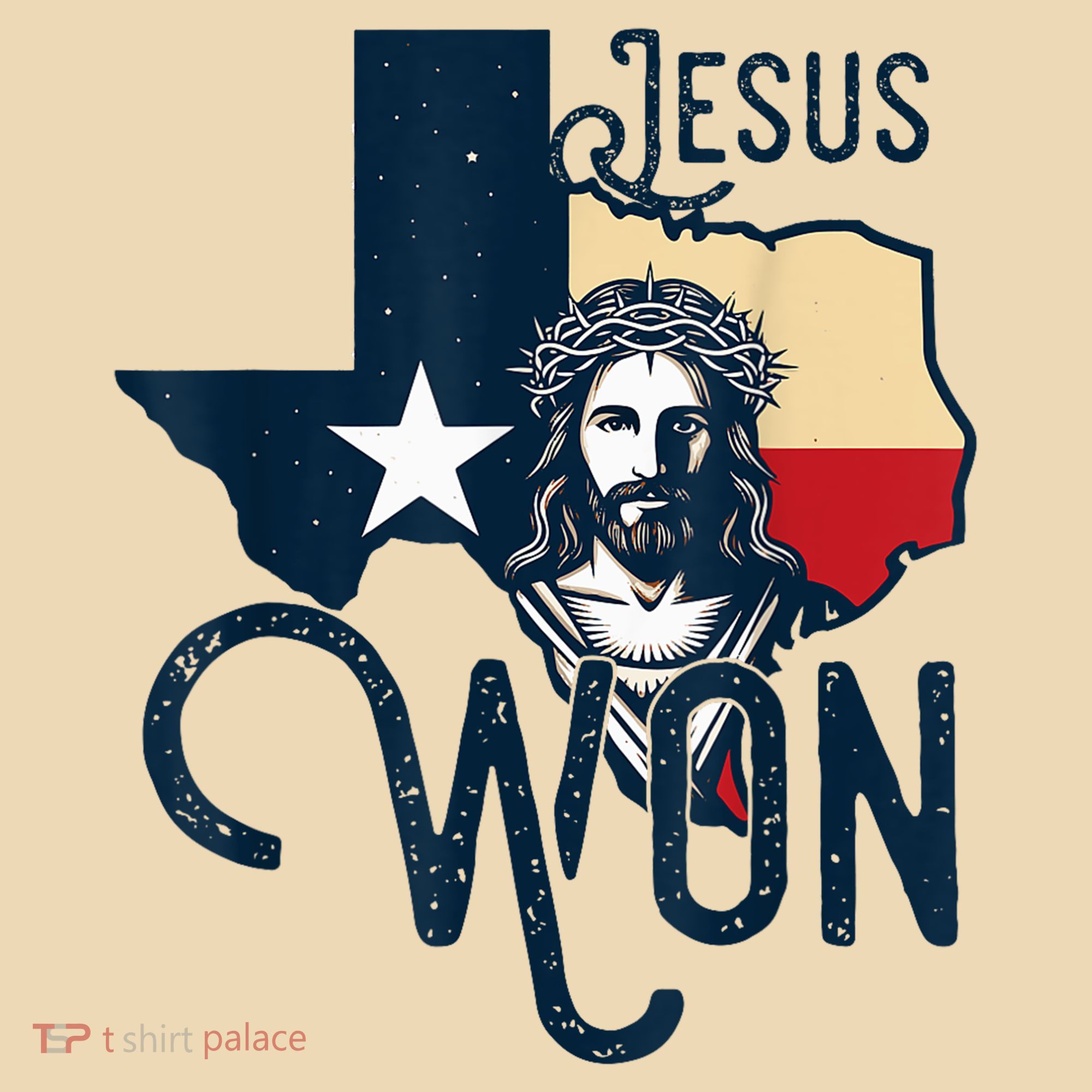 Jesus Won Texas Christianity Religion Jesus Won Texas Tote Bag