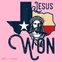 Jesus Won Texas Christianity Religion Jesus Won Texas Coaster thumb 2