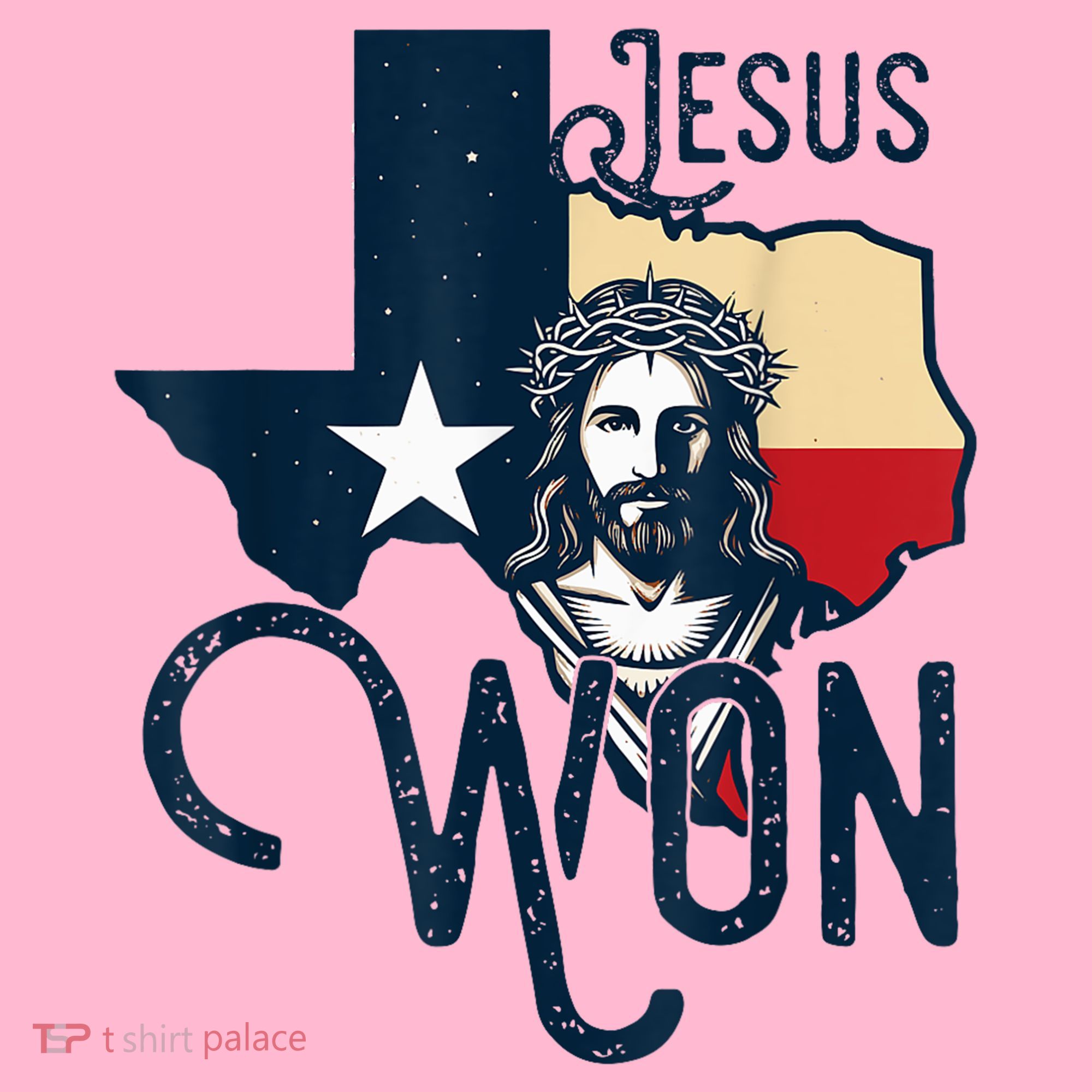 Jesus Won Texas Christianity Religion Jesus Won Texas Coaster