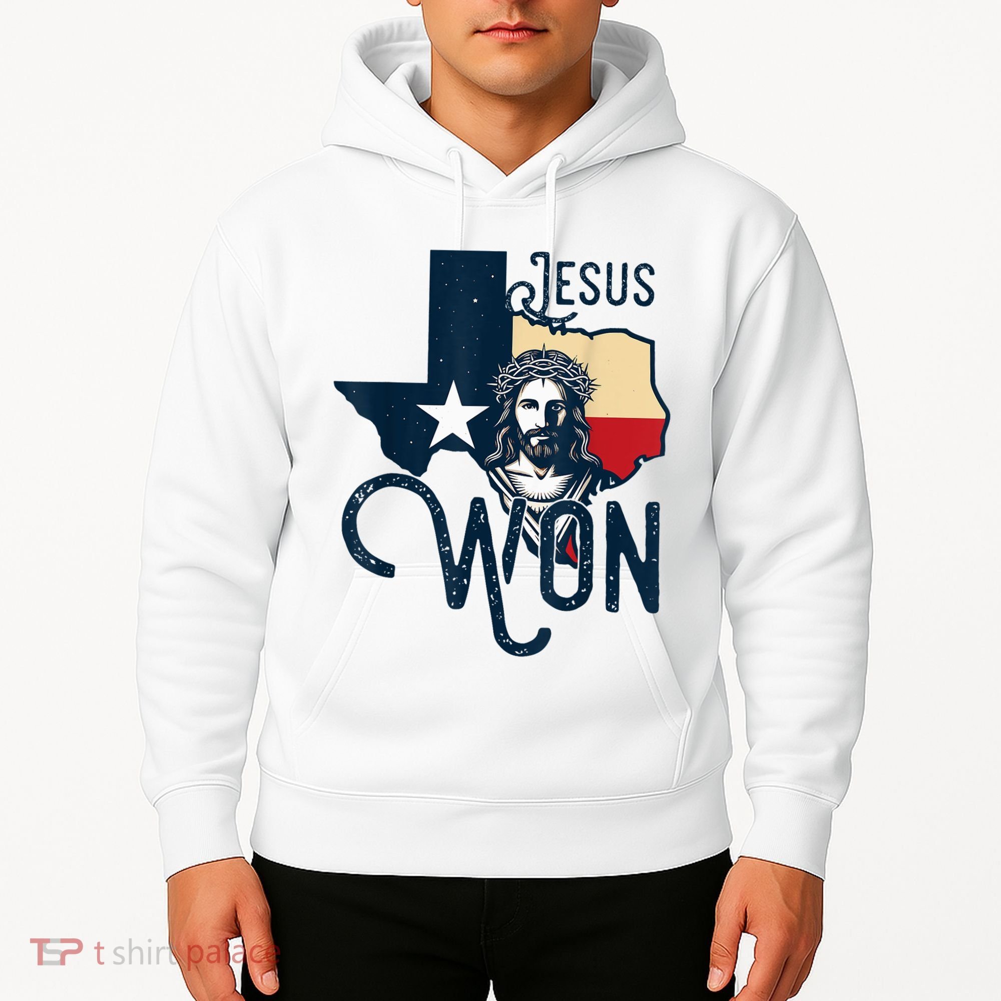 Jesus Won Texas Christianity Religion Jesus Won Texas Hoodie
